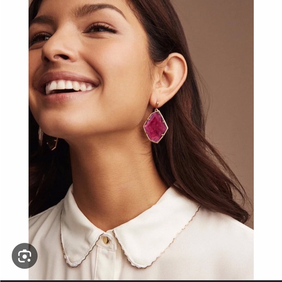 Kendra Scott Dunn Earrings Berry Illusion - Picture 2 of 6